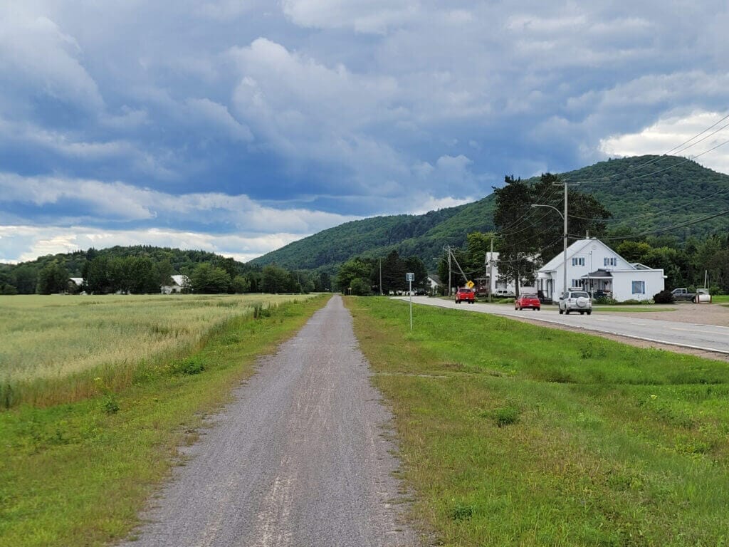 Vélopiste Jacques-Cartier/Portneuf in Saint-Léonard-de-Portneuf