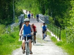 Cyclo-voie du partage des eaux