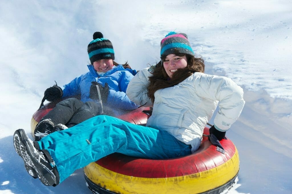 Glissade sur tube à La Courvaloise