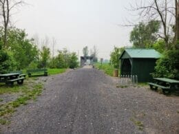 Bicycle stop near 9e rang in Sainte-Brigide