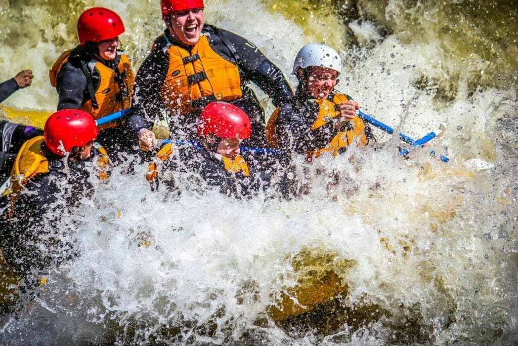 Rafting on the Jacques-Cartier River