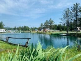 Lac du camping L'Espace Vert à St-Joseph de Coleraine