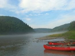 Canoeing in the Matapedia Valley