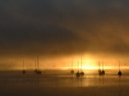 Sunset at Lake Champlain