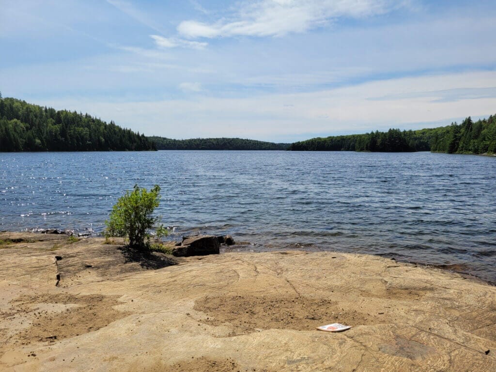 Lac du Caribou in La Mauricie National Park of Canada