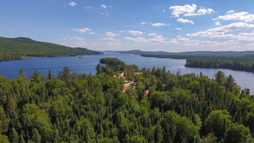 Site d'Aventure Kiamika - Pointe nord du réservoir Kiamika