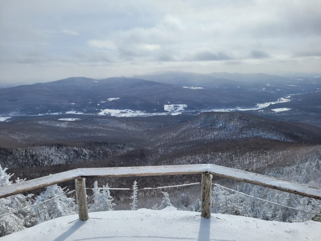 Belvédère au sommet du Round Top