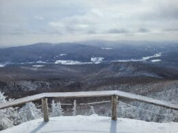 Belvédère au sommet du Round Top