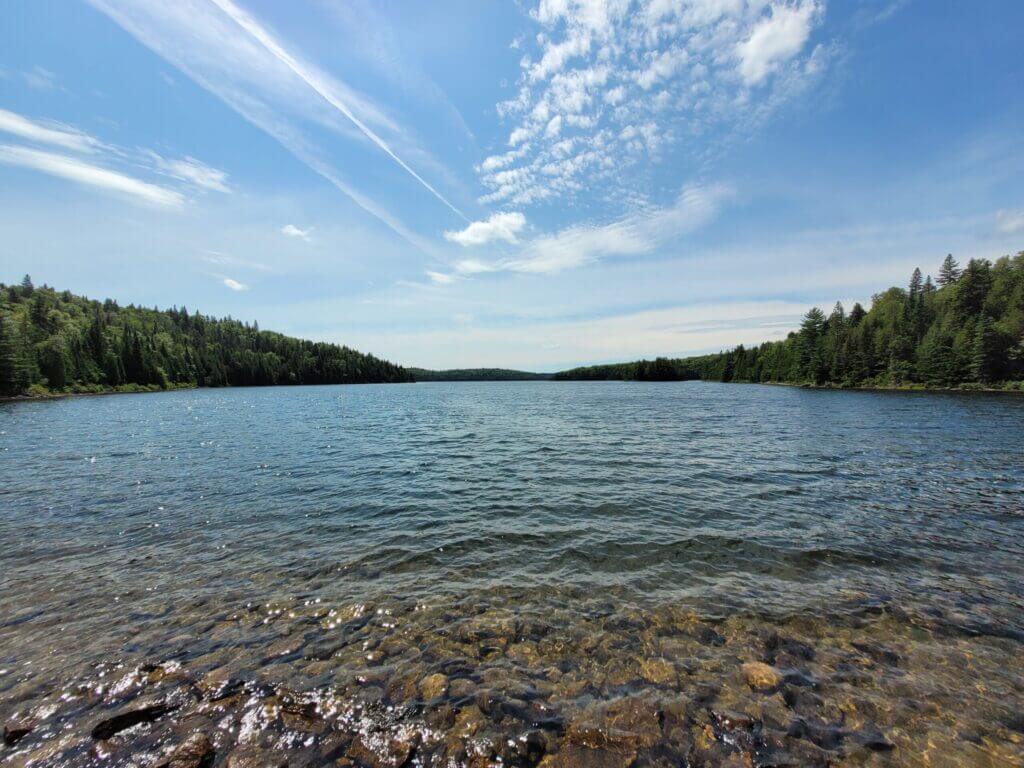Lac du Caribou in La Mauricie National Park of Canada