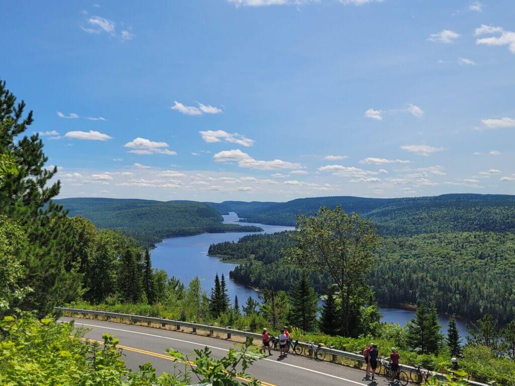 Le Passage viewpoint in La Mauricie National Park of Canada