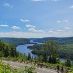 Le Passage viewpoint in La Mauricie National Park of Canada