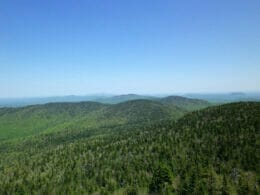 View of the mountains from a PENS belvedere