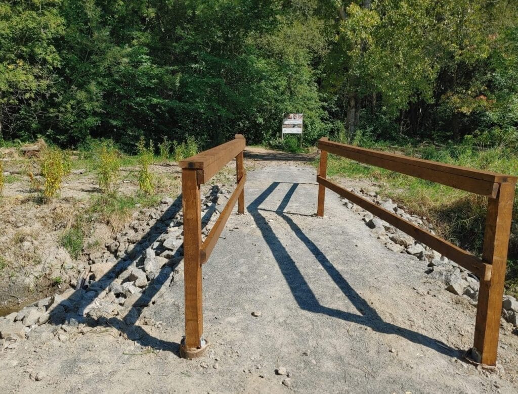 Pointe-à-Caron trail entrance