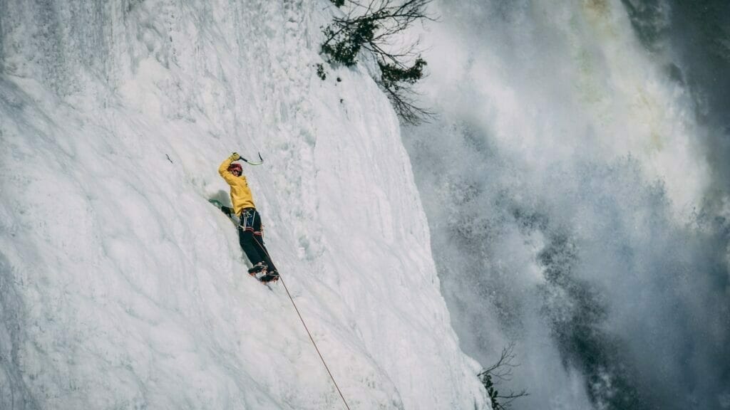 Ice climbing with Aventurex