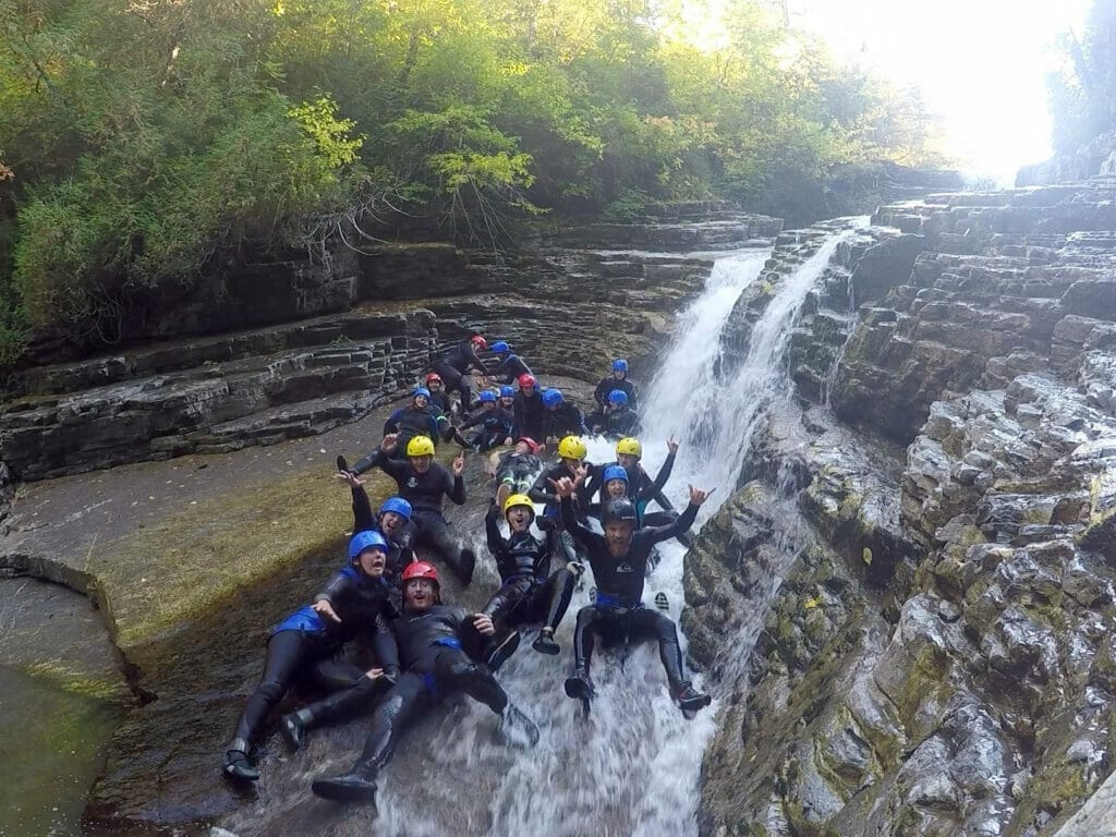 Canyoning on the York River with Griffon Aventure