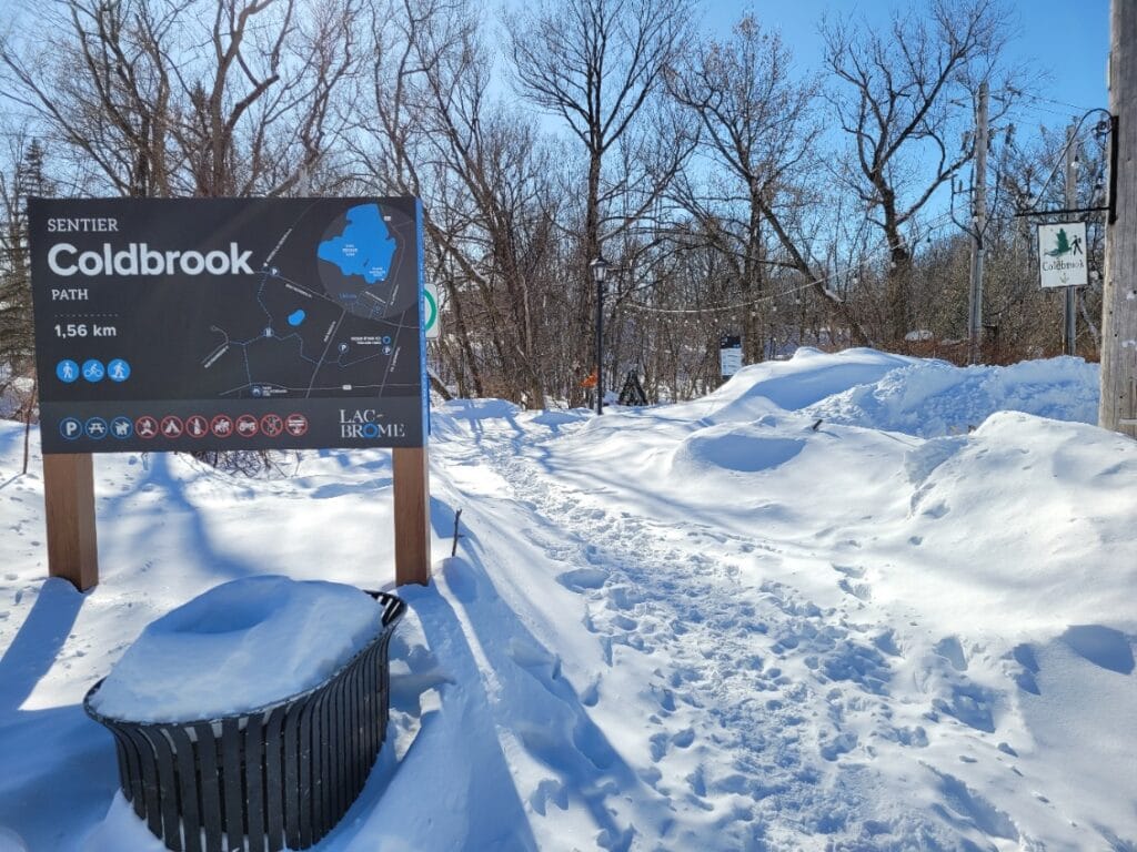 Départ du sentier Coldbrook