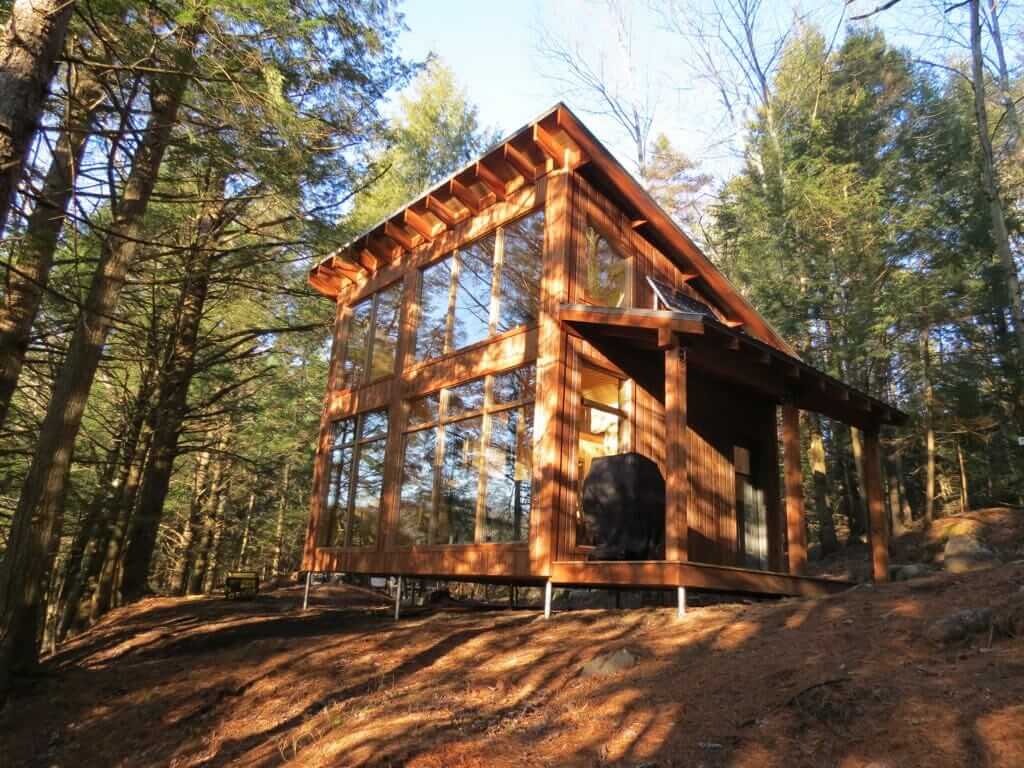 Exterior view of Éco-gîte La Mésange in Côteaux Missisquoi