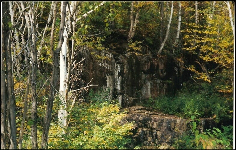 The waterfall