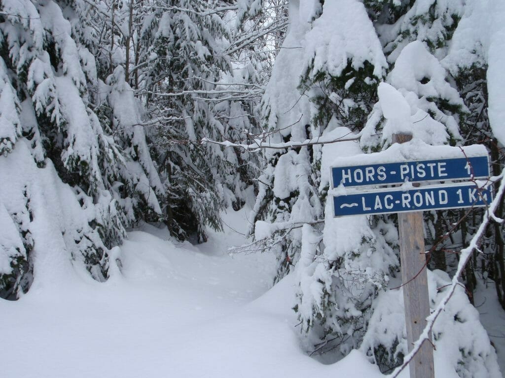 Off-piste trail