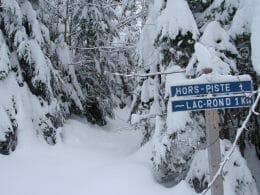 Off-piste trail