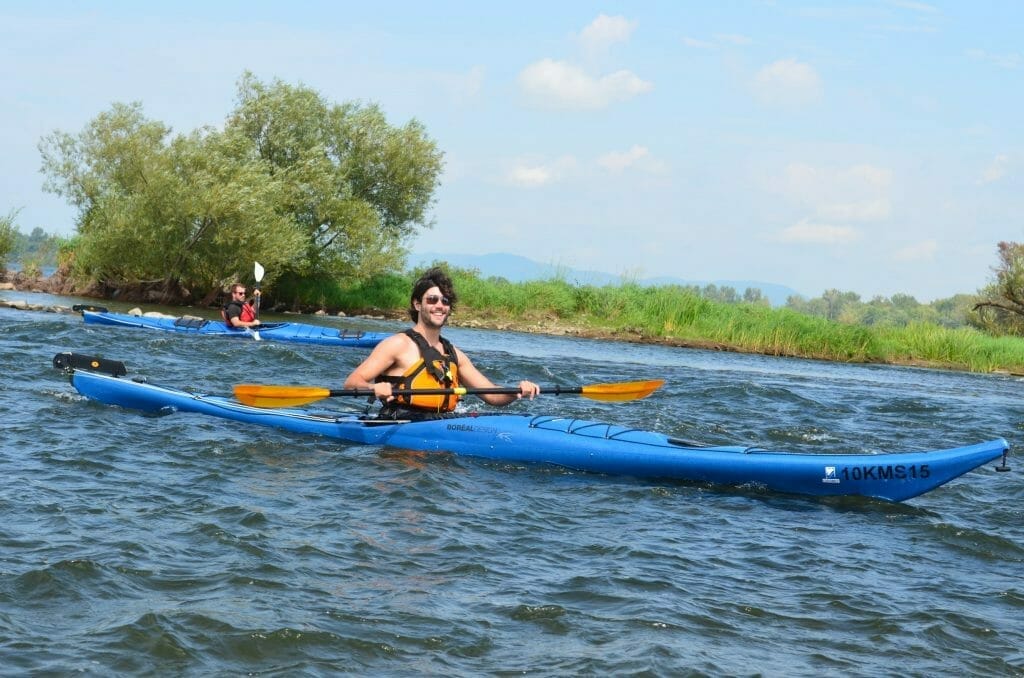 Kayaking at the Chambly Basin