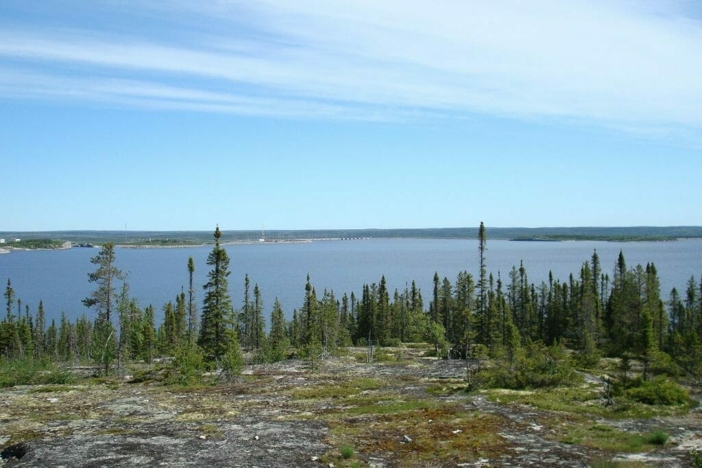 Vue sur le réservoir Robert Bourassa
