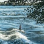 Surfing the Lachine Rapids in Montreal