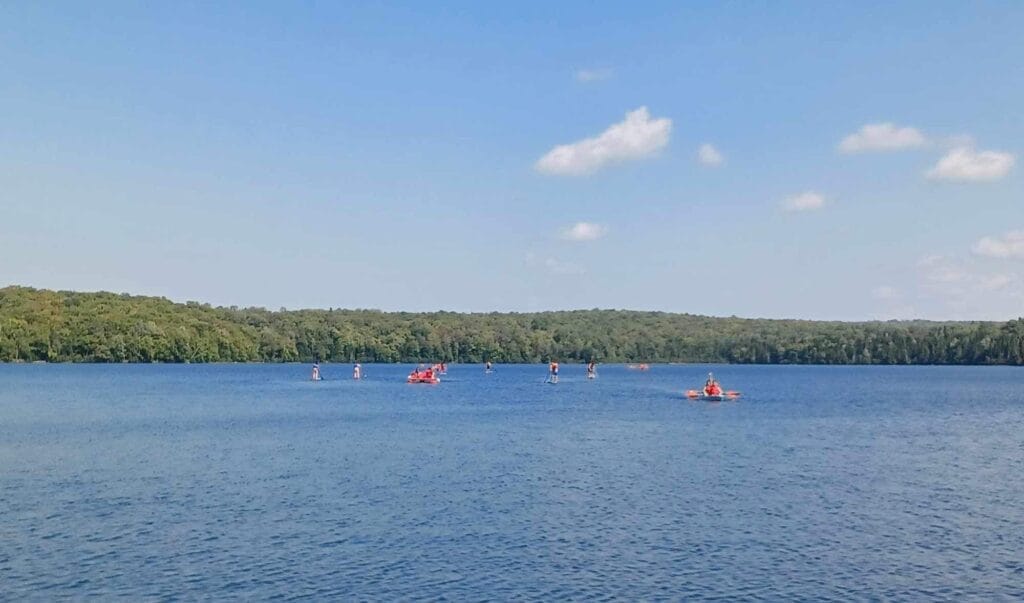 Lake Thibault in Mont-Laurier