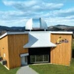 Vue extérieur de l'observatoir Aster à Saint-Louis-du-Ha!-Ha!