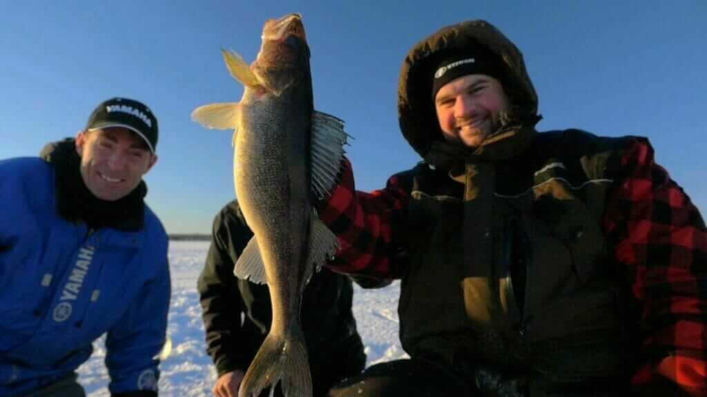 Walleye fishing on Lac Saint-Jean