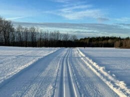 Classic cross-country ski trail at Club Sportif Les Appalaches