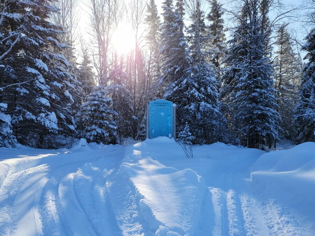 Labrecque cross-country ski trail