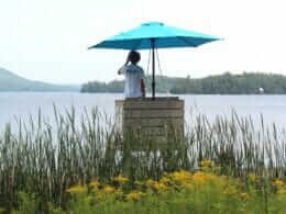 Monitoring station on Lake Massawippi