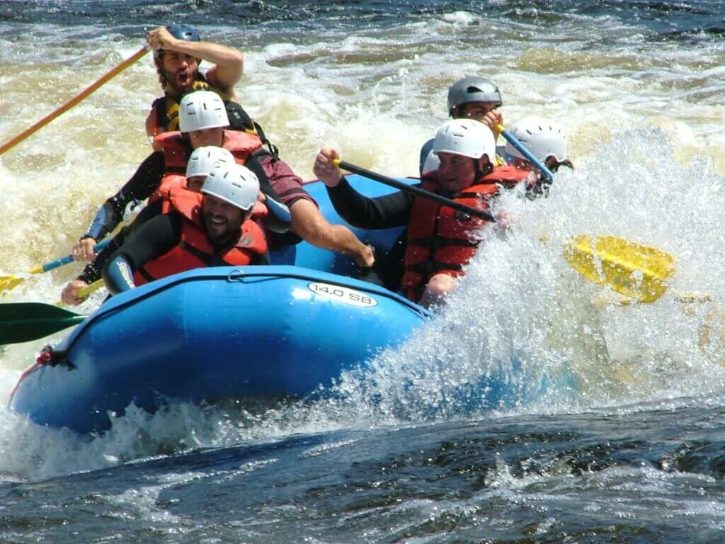 Rafting on the Mattawin River