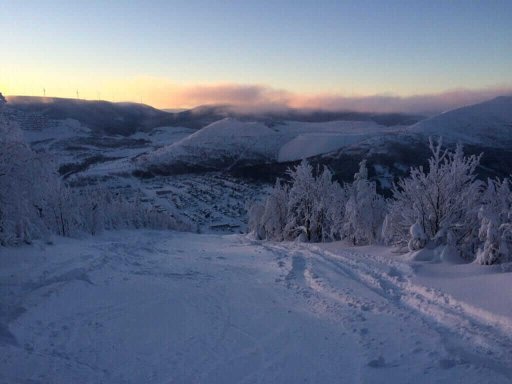 View from the summit of Mont Miller