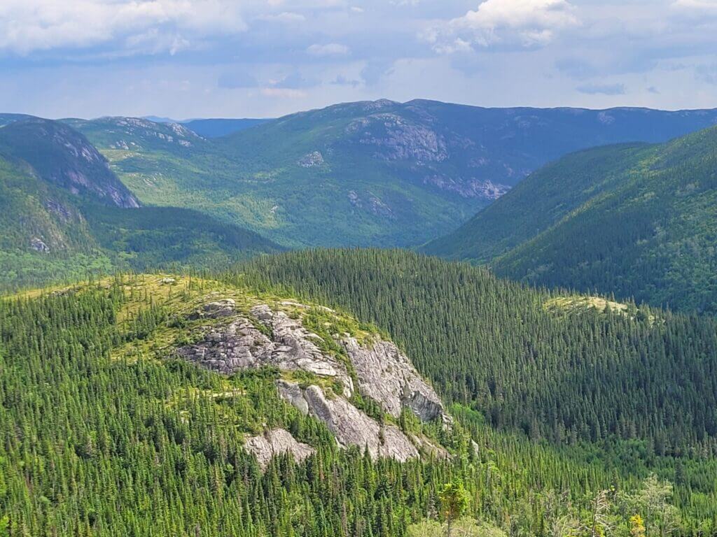Viewpoint on the Sommets trail