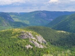 Point de vue sur le sentier des Sommets