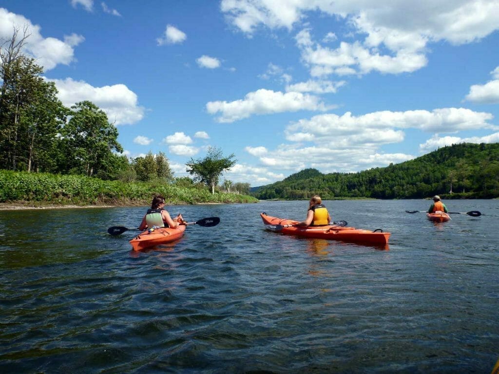 Kayaking in the Matapedia Valley