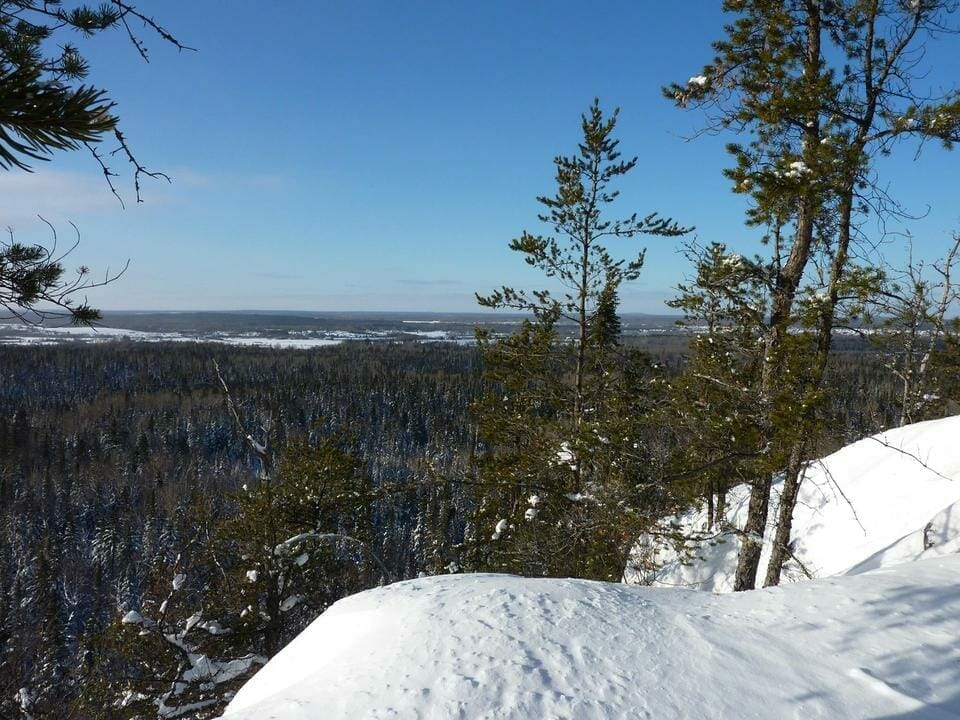 Mount Bell in winter