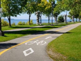 St. Lawrence waterfront cycling path