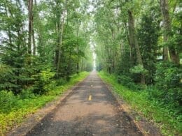 La Montérégiade bike path in St-Alphonse-de-Granby
