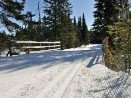 Center Castor cross-country ski trail