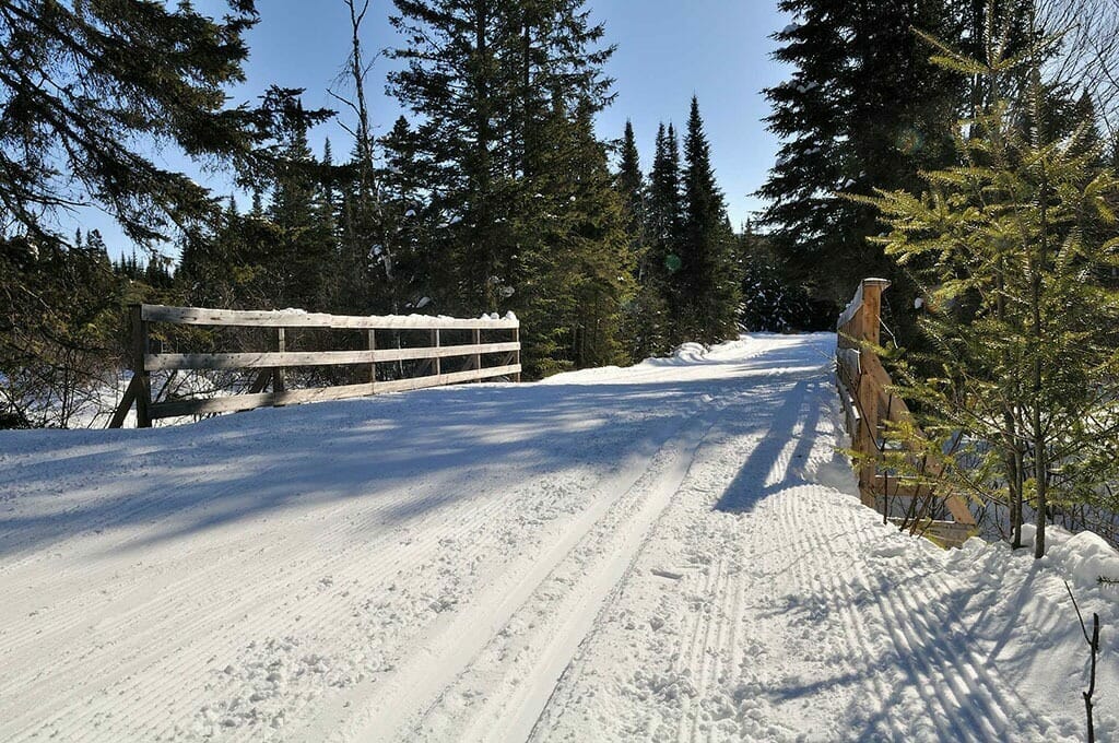 Piste de ski de fond du Centre Castor