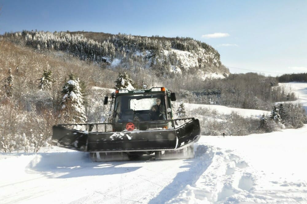 piste ski fond montagne coupée