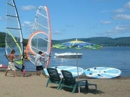 Cours de planche à voile - Lac Maskinongé
