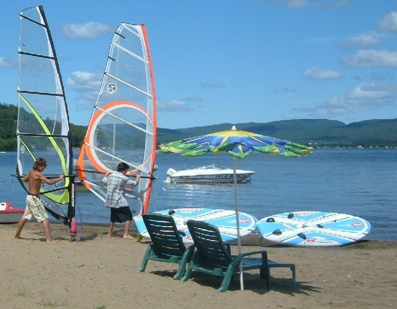 Windsurfing lessons - Lac Maskinongé