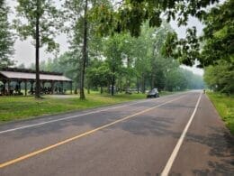 Parking at the Farnham Nature Centre