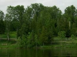 View of Lake Témiscouata from Sous-bois de l'Anse