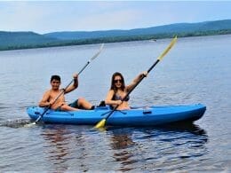 Kayak sur le lac Maskinongé