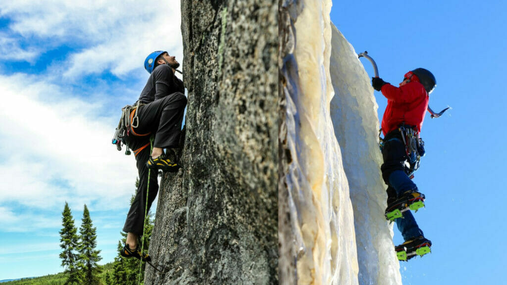Escalade de rocher et de glace - Camp de Base Abitibi